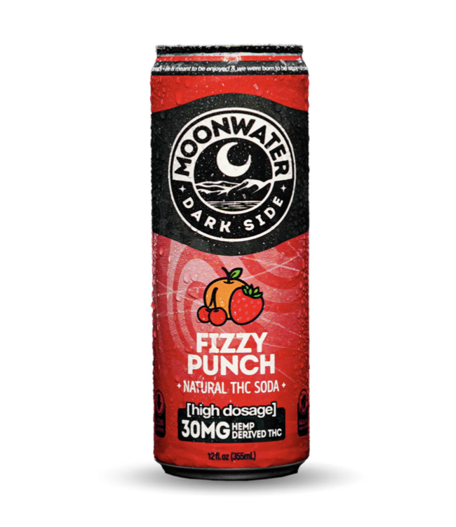 Moonwater Beverages Natural 30mg THC High Doose / Fizzy Punch